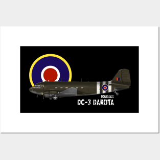 Douglas DC-3 Dakota Posters and Art